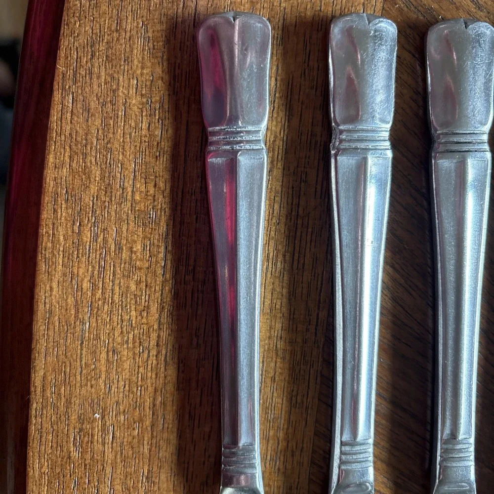 Vintage LK Stainless Steel Japan Dinner Knives Set Of 8